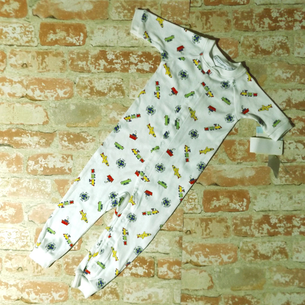 NWT Cars Boats Trains Pajamas